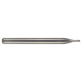 M.A. Ford 16910930 | 7/64" Diameter x 1/8" Shank x 7/32" LOC x 1-1/2" OAL x 30 Degree Helix Angle 3 Flute Uncoated Carbide 169 Stub Square End Mill