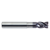 M.A. Ford 177S4724A | 12.00mm Diameter x 12.00mm Shank x 18.00mm LOC x 38.00mm Neck Length x 83.00mm OAL x 35-38 Degree Helix Angle 4 Flute ALtima Coated Carbide 177S Square End Mill