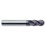 M.A. Ford 17931210A | 5/16" Diameter x 5/16" Shank x 13/16" LOC x 2-1/2" OAL x 5/32" Radius x 35-38 Degree Helix Angle 4 Flute ALtima Coated Carbide 179 Ball Nose End Mill