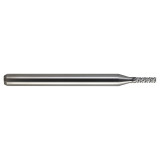 M.A. Ford 23007870 | 2.00mm Diameter x 3.18mm Shank x 8.00mm LOC x 38.00mm OAL 9 LH Flute 7 RH Flute Uncoated Carbide 230 Diamond Pattern Router Bit
