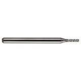 M.A. Ford 23106300B | 1.60mm Diameter x 3.18mm Shank x 5.00mm LOC x 38.00mm OAL 7 LH Flute 5 RH Flute Uncoated Carbide 231B Diamond Pattern Router Bit