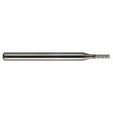 M.A. Ford 23107870F | 2.00mm Diameter x 3.18mm Shank x 8.00mm LOC x 38.00mm OAL 9 LH Flute 7 RH Flute Uncoated Carbide 231F Diamond Pattern Router Bit
