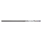 M.A. Ford 2MDCL0945A | 2.40mm Drill Size x 3.00mm Shank x 28.00mm Flute Length x 74.00mm OAL x 15 Degree Helix Angle 2 Flute ALtima Coated Carbide 2MDCL Micro Drill Bit