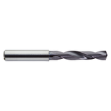 M.A. Ford 2XDCS2500A | 1/4" Drill Size x 1/4" Shank x 1.339" Flute Length x 3.110" OAL x 30 Degree Helix Angle 2 Flute ALtima Coated Carbide 2XDCS Jobber Length Drill Bit