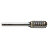 M.A. Ford 42393020M | 10.00mm Diameter x 6.00mm Shank x 20.00mm LOC x 65.00mm OAL 20 Flute Uncoated Carbide 42SC Ball Nose Cylinder Burr