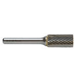M.A. Ford 70010027M | 6.40mm Diameter x 3.00mm Shank x 12.70mm LOC x 51.00mm OAL 6 LH Flute 16 RH Flute Uncoated Carbide 70SA Double Cut Miniature Burr