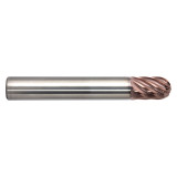 M.A. Ford MFPB75001AX | 3/4" Diameter x 3/4" Shank x 1.000" LOC x 4.000" OAL x 3/8" Radius x 35 Degree Helix Angle 10 Flute ALtima Xtreme Coated Carbide MFPB Ball Nose End Mill