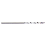 M.A. Ford MXDCLM0240A | 2.40mm Drill Size x 3.00mm Shank x 39.00mm Flute Length x 75.00mm OAL x 30 Degree Helix Angle 2 Flute ALtima Coated Carbide MXDCL Micro Drill Bit