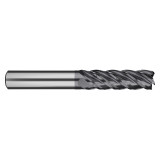 M.A. Ford XV5CB75034AQ | 3/4" Diameter x 3/4" Shank x 2-1/2" LOC x 5.000" OAL x 0.030" Radius x 40 Degree Helix Angle 5 Flute ALtima Q Coated Carbide XV5CB Corner Radius End Mill with Chip Breaker
