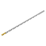 Seco Tools 10307402 | SD2030A-0550-170-06R1 0.217" Diameter x 0.004" Chamfer Width x 1.417" Shank Length x 6.693" Usable Length x 8.661" OAL x 136 Degree Point Angle PVD Coated Carbide Extra Long Drill Bit