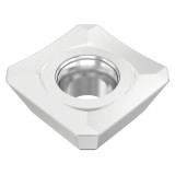 Seco Tools 10312621 | SEEX09T3AFTN-M08 0.375" Circle Diameter x 0.156" Thickness x 0.012" Radius x 20 Degree Clearance Angle 4 Edge Count CVD Coated MK1501 Grade Carbide Milling Insert