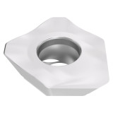 Seco Tools 10312623 | SEEX1204ZZTN-M14 0.500" Circle Diameter x 0.187" Thickness x 0.044" Radius x 20 Degree Clearance Angle 1 Edge Count CVD Coated MK1501 Grade Carbide Milling Insert