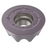 Seco Tools 10325099 | RDKW10T3M0T-8-MD06 0.394" Diameter x 0.156" Thickness 0.197" Radius x 15 Degree Clearance Angle 8 Cutting Edge PVD Coated MH1051 Grade Carbide Milling Insert
