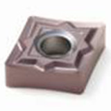 Seco Tools 10339101 | CNMG120408-MF1 0.500" Circle Diameter x 0.187" Thickness x 0.032" Radius x 80 Degree Included Angle 4 Edge Count PVD Coated TS2050 Grade Carbide Turning Insert