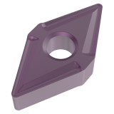 Seco Tools 10339106 | DNMG150408-MR3 0.500" Circle Diameter x 0.187" Thickness x 0.032" Radius x 55 Degree Included Angle 4 Edge Count PVD Coated TS2050 Grade Carbide Turning Insert