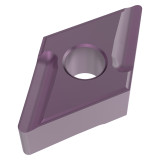 Seco Tools 10339111 | DNMG150608L-UX 0.500" Circle Diameter x 0.250" Thickness x 0.032" Radius x 55 Degree Included Angle 4 Edge Count PVD Coated TS2050 Grade Carbide Turning Insert
