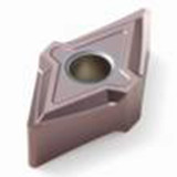 Seco Tools 10339112 | DNMG150608-MF1 0.500" Circle Diameter x 0.250" Thickness x 0.032" Radius x 55 Degree Included Angle 4 Edge Count PVD Coated TS2050 Grade Carbide Turning Insert