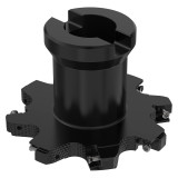 Seco Tools 10092380 | R335.18-080-08-22-4N 80.00mm Cutting Diameter x 23.00mm Cutting Depth of Cut Maximum x 3.00 Degree Rake Axial Angle 4 Cutting Edge 11800 rpm Rotational Speed Arbor R335.18 Indexable Slotting Cutter