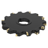 Seco Tools 10092425 | 335.18-160-14-40-7N 160.00mm Cutting Diameter x 51.00mm Cutting Depth of Cut Maximum x 4.00 Degree Rake Axial Angle 7 Cutting Edge 6800 rpm Rotational Speed Arbor hole 335.18 Indexable Slotting Cutter