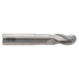 YG1 E5I59905 | 1" Diameter x 1" Shank x 1-1/4" LOC x 4-3/8" LBS x 7" OAL x 1/2" Radius x 37 Degree Helix Angle 3 Flute Bright Coated Carbide E5I59 Ball Nose End Mill