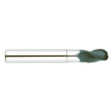 YG1 EI881060 | 6.00mm Diameter x 6.00mm Shank x 9.00mm LOC x 12.00mm LBS x 75.00mm OAL x 3.00mm Radius x 30 Degree Helix Angle 3 Flute Diamond Coated Coated Carbide El881 Ball Nose End Mill