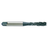 YG1 B0166 | UNC #4-40 Size x 3.58mm Shank x 5.99mm Thread Length x 47.75mm OAL x 45 Degree Helix Angle H6 2 Flute Steam Oxide Coated HSS-E B0 Spiral Flute Pipe Tap