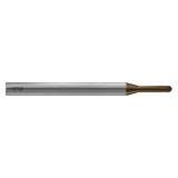 YG1 HPK45732 | 6.00mm Diameter x 6.00mm Shank x 6.00mm LOC x 30.00mm LBS x 80.00mm OAL x 3.00mm Radius x 30 Degree Helix Angle 2 Flute C-Coated Carbide HPK45 Ball End Mill