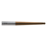 YG1 HPK47887 | 10.00mm Diameter x 12.00mm Shank x 18.00mm LOC x 60.00mm LBS x 130.00mm OAL x 5.00mm Radius x 30 Degree Helix Angle 2 Flute C-Coated Carbide HPK47 Ball End Mill