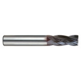 YG1 EMD40080 | 8.00mm Diameter x 8.00mm Shank x 19.00mm LOC x 63.00mm OAL x 0.40mm Radius 4 Flute AlTiN Coated Carbide EMD40 Corner Radius End Mill