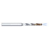 Mikron Tool 2.CD.060280.ATC | CrazyDrill Cool Titanium 1.00 - 6.35mm Diameter Range x 4.00mm Shank x 16.80mm LOC x 68.00mm OAL 2 Flute eXedur SNP Coated Coolant Fed Drill