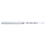 Mikron Tool 2.CD.100325.CA | CrazyDrill Cool 0.75 - 6.00mm Diameter Range x 6.00mm Shank x 32.50mm LOC x 86.50mm OAL 2 Flute Uncoated Pilot Drill