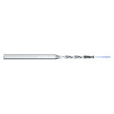 Mikron Tool 2.CD.100550.CS | CrazyDrill Cool 0.75 - 6.00mm Diameter Range x 6.00mm Shank x 55.00mm LOC x 113.50mm OAL 2 Flute eXedur RI/RIP Coated Pilot Drill