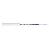 Mikron Tool 2.CD.150105.XL | CrazyDrill Cool XL 1.00 - 6.00mm Diameter Range x 4.00mm Shank x 15.75mm LOC x 59.00mm OAL 2 Flute eXedur SL Coated Pilot Drill