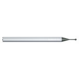 Mikron Tool 2.RC.040150.1 | CrazyMill Chamfer 1.50mm Head Diameter x 4.00mm Shank x 6.00mm LOC x 50.00mm OAL x 0.75mm Radius 3 Flute eXedur RIP Coated Chamfer Mill Tool