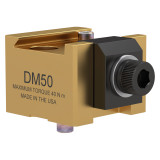 5th Axis DM50 | 50.00mm x 50.00mm x 38.00mm Size x 5.08mm Depth Steel 4100 Large Dovetail Fixture