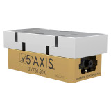 5th Axis DV75150X-J2 | 75.00mm x 150.00mm x 56.00mm Size x 75.00mm Jaw Width Small Double Station Vise with Machinable Aluminum Jaws