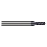 Harvey Tool 715055-C3 | 0.055" Cutter Diameter x 0.165" LOC x 1/8" Shank x 1-1/2" OAL 5 Flute C3 Coated Carbide Miniature Ball End Mill