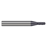 Harvey Tool 715070-C3 | 0.070" Cutter Diameter x 0.210" LOC x 1/8" Shank x 1-1/2" OAL 5 Flute C3 Coated Carbide Miniature Ball End Mill
