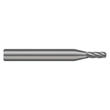Harvey Tool 715080 | 0.080" Cutter Diameter x 0.240" LOC x 1/8" Shank x 1-1/2" OAL 5 Flute Uncoated Carbide Miniature Ball End Mill