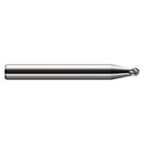 Harvey Tool 679531 | 0.031" Cutter Diameter x 0.025" LOC x 1/8" Shank x 1-1/2" OAL 3 Flute Uncoated Carbide Miniature Ball End Mill