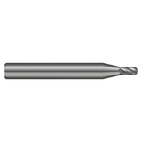 Harvey Tool 714909 | 0.141" Cutter Diameter x 0.220" LOC x 3/16" Shank x 2" OAL 5 Flute Uncoated Carbide Miniature Ball End Mill