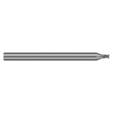 Harvey Tool 676510 | 0.188" Cutter Diameter x 3/16" Shank x 0.285" LOC x 2" OAL x 0.010" Radius 4 Flute Uncoated Carbide Miniature Corner Radius End Mill