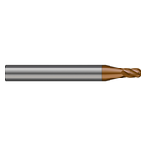Harvey Tool 714847-C10 | 0.047" Cutter Diameter x 0.071" LOC x 1/8" Shank x 1-1/2" OAL 5 Flute C10 Coated Carbide Miniature Ball End Mill