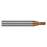 Harvey Tool 720178-C10 | 0.078" Cutter Diameter x 1/8" Shank x 0.234" LOC x 1-1/2" OAL x 0.005" Radius 5 Flute C10 Coated Carbide Miniature Corner Radius End Mill