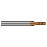 Harvey Tool 720062-C10 | 0.062" Cutter Diameter x 1/8" Shank x 0.093" LOC x 1-1/2" OAL x 0.005" Radius 5 Flute C10 Coated Carbide Miniature Corner Radius End Mill