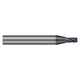 Harvey Tool 720075-C3 | 0.075" Cutter Diameter x 1/8" Shank x 0.113" LOC x 1-1/2" OAL x 0.005" Radius 5 Flute C3 Coated Carbide Miniature Corner Radius End Mill