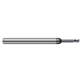Harvey Tool 753625-C3 | 0.025" Cutter Diameter x 0.037" LOC x 1/8" Shank x 2-1/2" OAL 4 Flutes C3 Coated Carbide Miniature Square End Mill