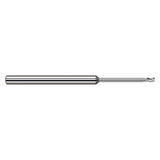 Harvey Tool 801725 | 0.025" Cutter Diameter x 0.037" LOC x 1/8" Shank x 2-1/2" OAL 4 Flutes Uncoated Carbide Miniature Square End Mill