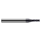 Harvey Tool 863905-C3 | 0.219" Cutter Diameter x 1/4" Shank x 0.660" LOC x 2-1/2" OAL x 0.005" Radius 4 Flute C3 Coated Carbide Miniature Corner Radius End Mill