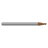 Harvey Tool 841647-C10 | 0.047" Cutter Diameter x 0.071" LOC x 1/8" Shank x 1-1/2" OAL 4 Flutes C10 Coated Carbide Square End Mill